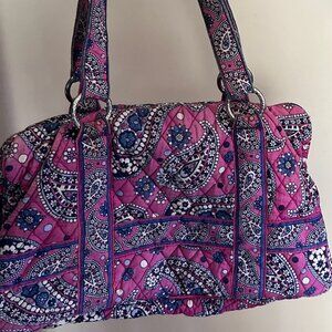 Vera Bradley Boysenberry Shoulder Bag Retired 2011